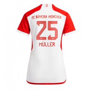 Bayern Munich Thomas Muller #25 Hjemmebanetrøje Dame 2023-24 Kort ærmer